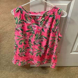 Hot pink toucan selves shirt prefect for summer